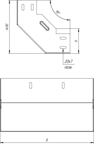���������� ������������ ���� LVI 90� 50�50, s=07, ZN ���� 2